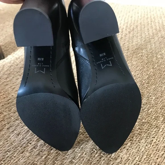 NEW Marc Fisher Giana Leather Pointed Boots 8.5 - Picture 5 of 11